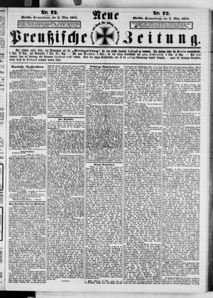 Neue preußische Zeitung vom 25.03.1871