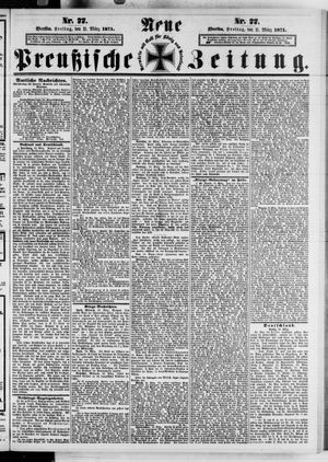 Neue preußische Zeitung vom 31.03.1871