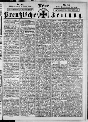 Neue preußische Zeitung on Apr 9, 1871