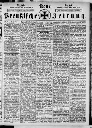 Neue preußische Zeitung vom 16.04.1871