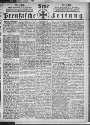 Neue preußische Zeitung vom 29.04.1871
