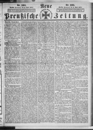 Neue preußische Zeitung vom 30.04.1871