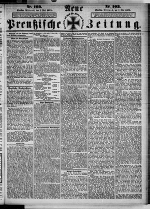 Neue preußische Zeitung vom 03.05.1871