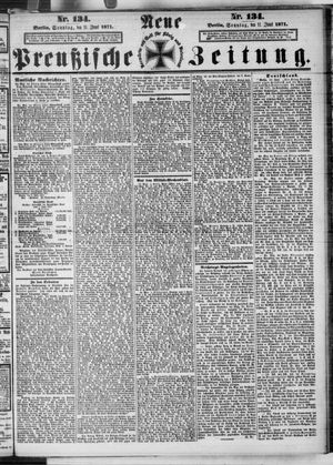 Neue preußische Zeitung vom 11.06.1871
