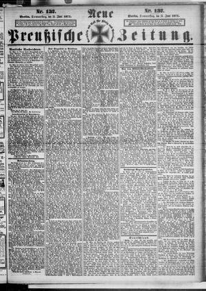 Neue preußische Zeitung vom 15.06.1871