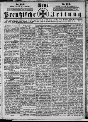 Neue preußische Zeitung vom 27.06.1871
