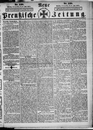 Neue preußische Zeitung vom 29.06.1871