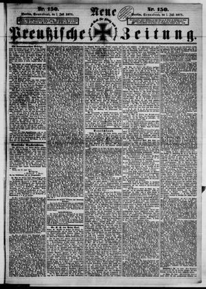 Neue preußische Zeitung vom 01.07.1871
