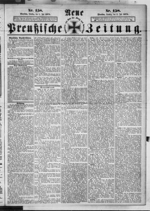 Neue preußische Zeitung vom 11.07.1871