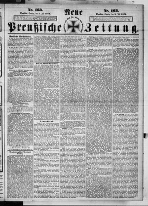 Neue preußische Zeitung vom 16.07.1871