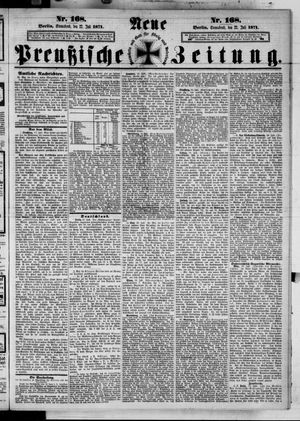 Neue preußische Zeitung vom 22.07.1871