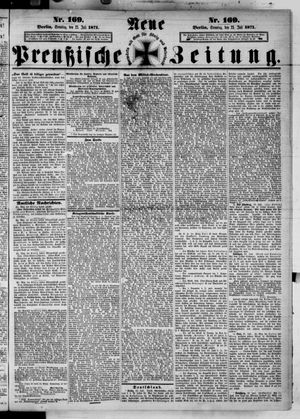 Neue preußische Zeitung vom 23.07.1871