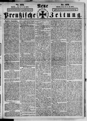 Neue preußische Zeitung vom 28.07.1871