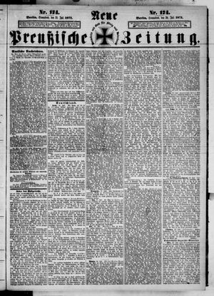 Neue preußische Zeitung vom 29.07.1871