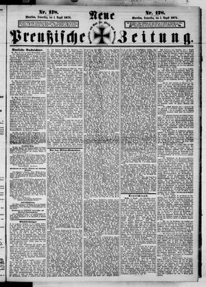 Neue preußische Zeitung vom 03.08.1871