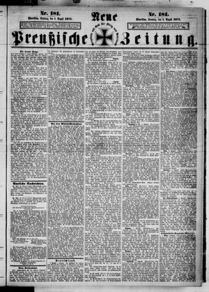 Neue preußische Zeitung vom 06.08.1871