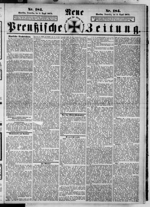 Neue preußische Zeitung vom 10.08.1871