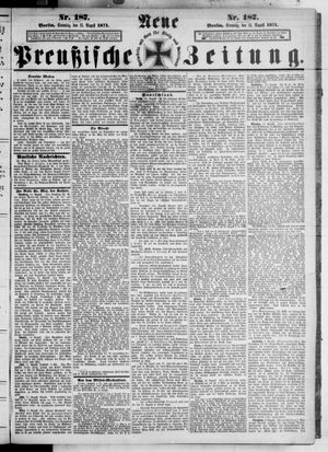 Neue preußische Zeitung vom 13.08.1871