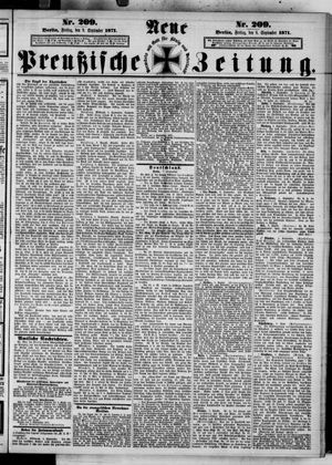Neue preußische Zeitung vom 08.09.1871