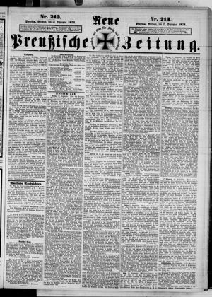 Neue preußische Zeitung vom 13.09.1871