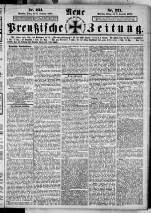 Neue preußische Zeitung vom 22.09.1871