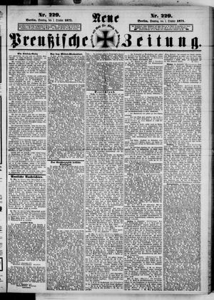 Neue preußische Zeitung on Oct 1, 1871