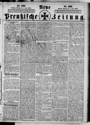 Neue preußische Zeitung vom 11.10.1871