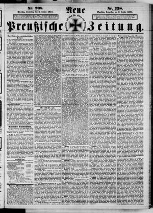 Neue preußische Zeitung vom 12.10.1871
