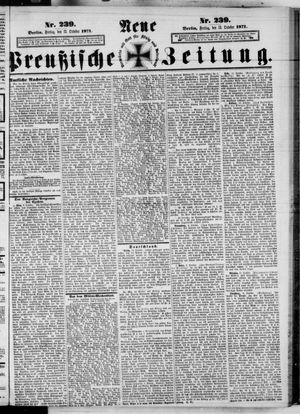 Neue preußische Zeitung on Oct 13, 1871