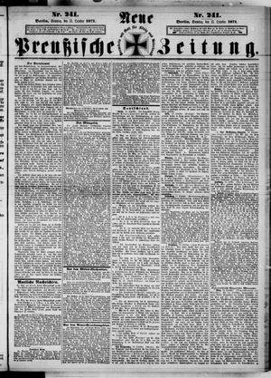 Neue preußische Zeitung vom 15.10.1871