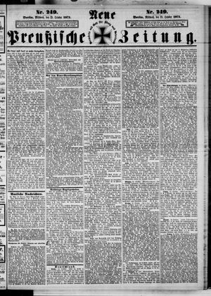 Neue preußische Zeitung vom 25.10.1871