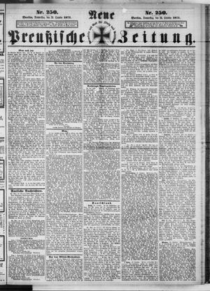 Neue preußische Zeitung vom 26.10.1871