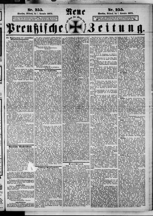 Neue preußische Zeitung vom 01.11.1871