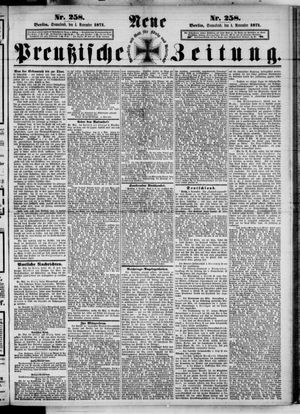 Neue preußische Zeitung vom 04.11.1871