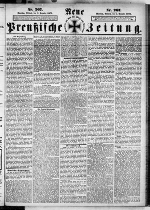Neue preußische Zeitung vom 15.11.1871