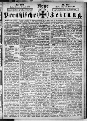 Neue preußische Zeitung vom 21.11.1871