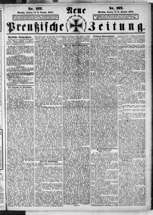 Neue preußische Zeitung vom 26.11.1871