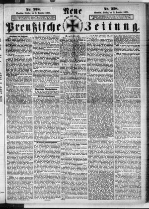 Neue preußische Zeitung vom 28.11.1871