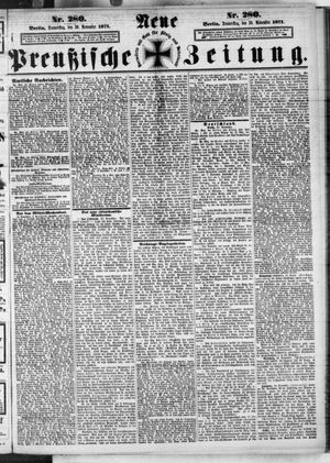 Neue preußische Zeitung vom 30.11.1871