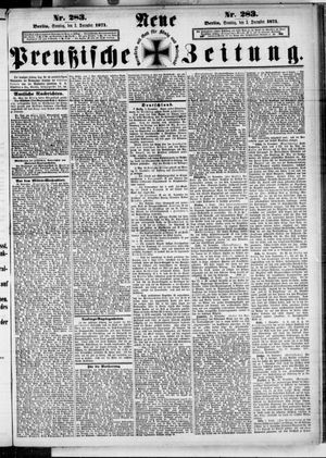 Neue preußische Zeitung vom 03.12.1871
