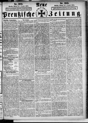 Neue preußische Zeitung vom 06.12.1871