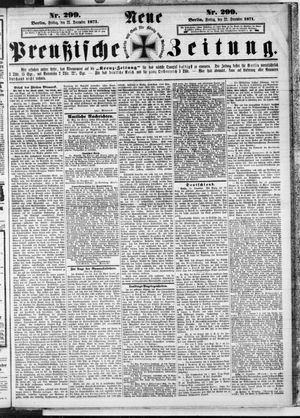 Neue preußische Zeitung vom 22.12.1871