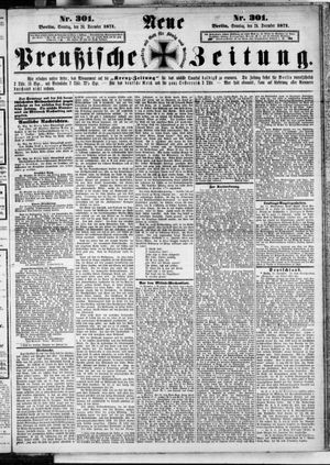Neue preußische Zeitung vom 24.12.1871