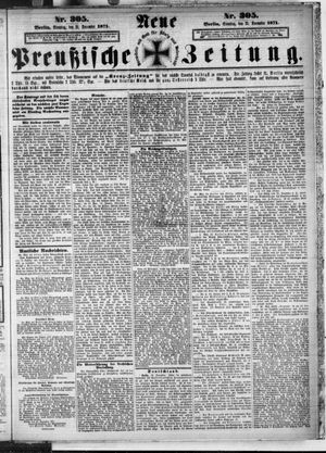 Neue preußische Zeitung vom 31.12.1871