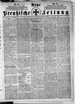 Neue preußische Zeitung vom 07.01.1872