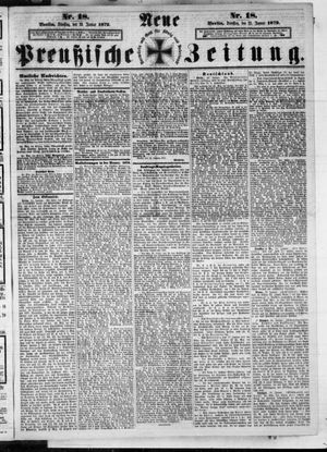 Neue preußische Zeitung vom 23.01.1872