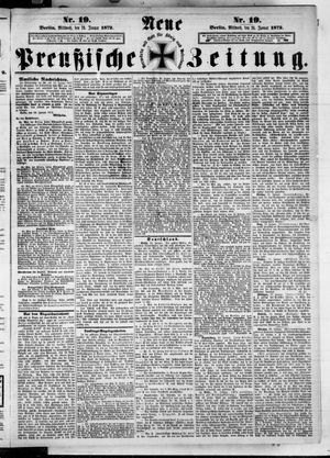 Neue preußische Zeitung vom 24.01.1872