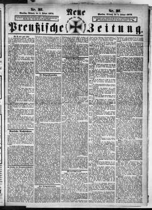 Neue preußische Zeitung vom 14.02.1872