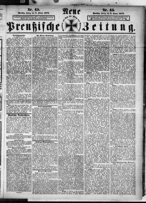 Neue preußische Zeitung vom 23.02.1872