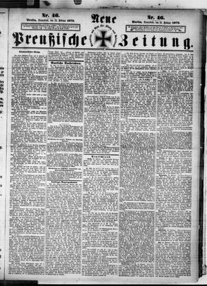 Neue preußische Zeitung vom 24.02.1872